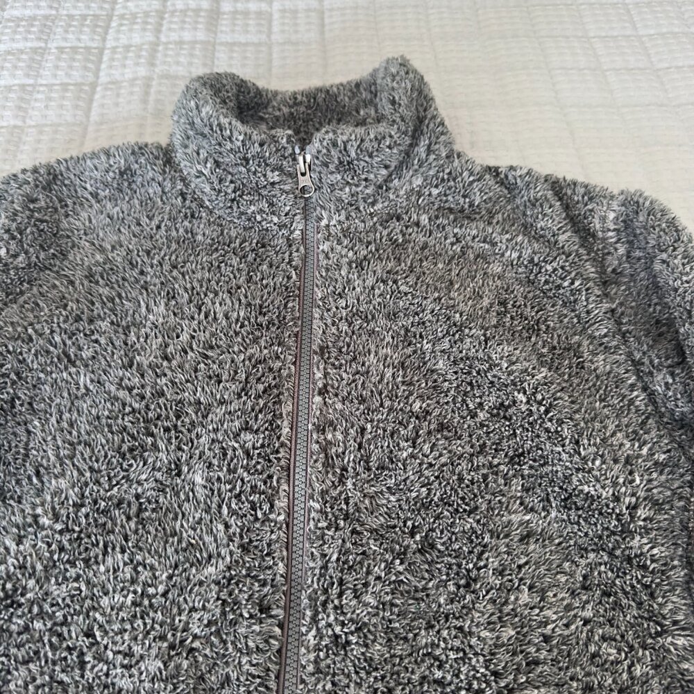 UNIQLO Gray Fleece Jacket Men Size Medium - Picture 10 of 10